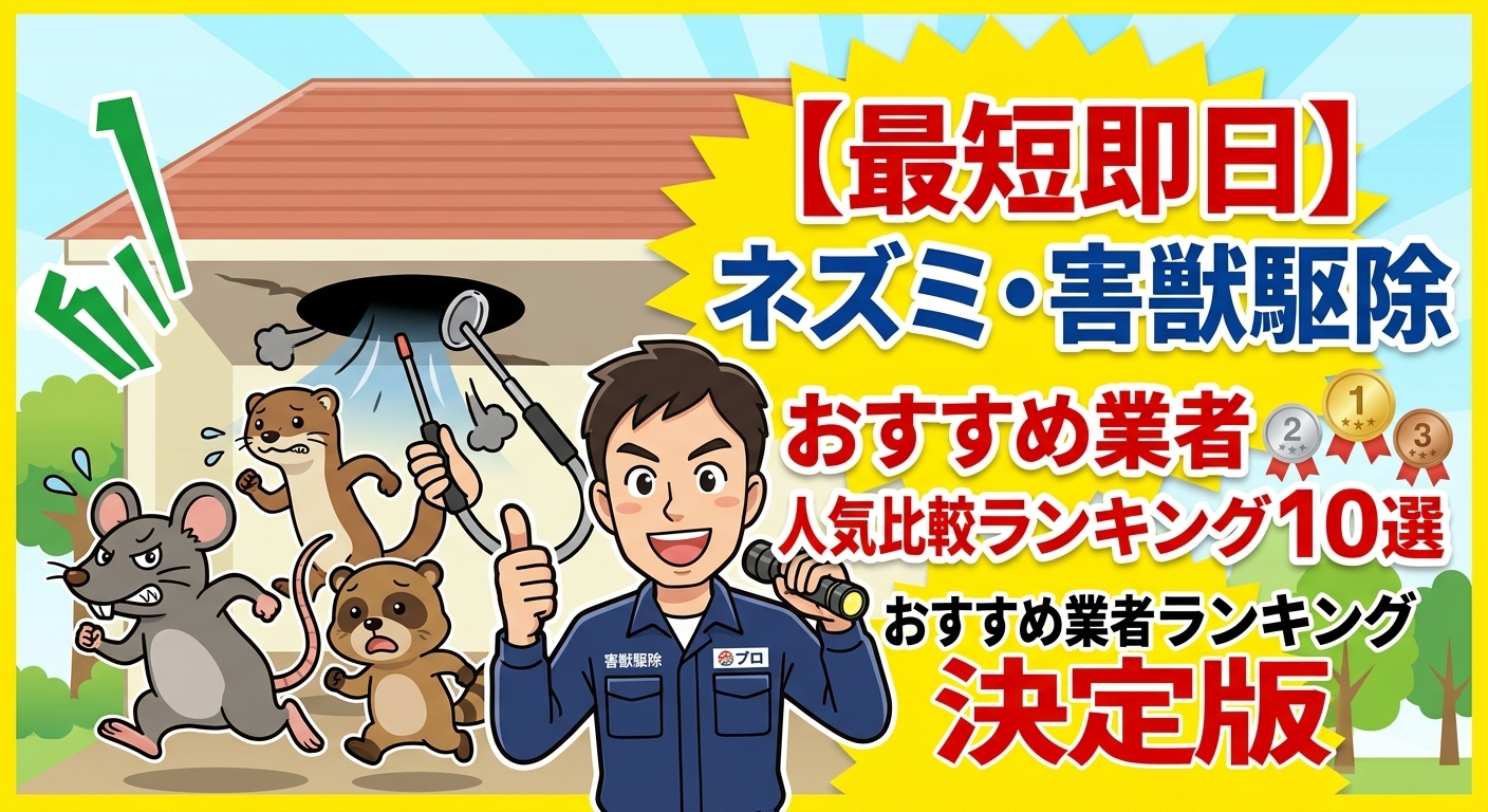 ネズミ駆除のイラスト画像